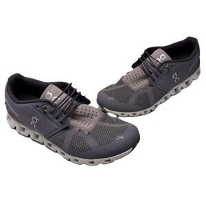 On Cloud 5 Shoes Womens 9.5 Running Sneakers Purple Mesh Lace Up Low Top Sports